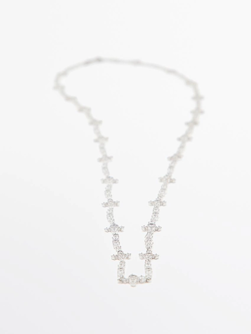 Подвеска люстра с кристаллами