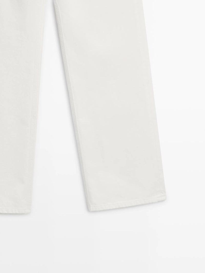 Джинсы свободного кроя средней посадки