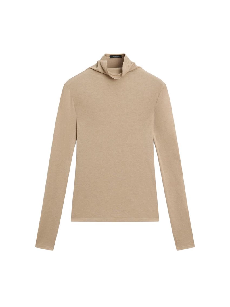 Футболка с длинным рукавом из ленцелла и шерстяной смеси