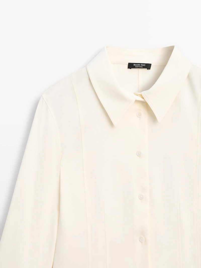 Рубашка с узким кроем