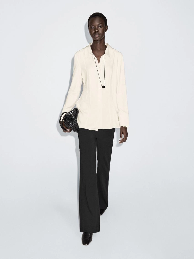 Рубашка с узким кроем