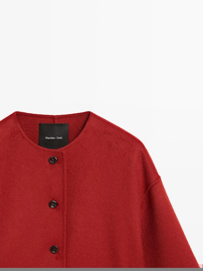 Пиджак из шерстяной смеси с швами