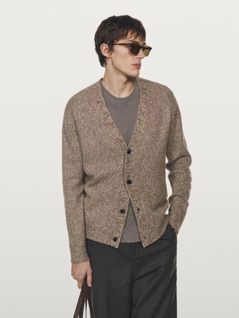Кардиган из смесовой шерсти