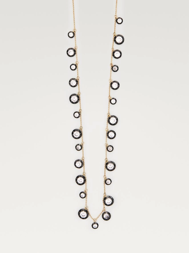 Ожерелье с античными стразами