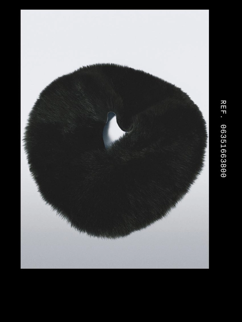 Воротник из меха ягненка