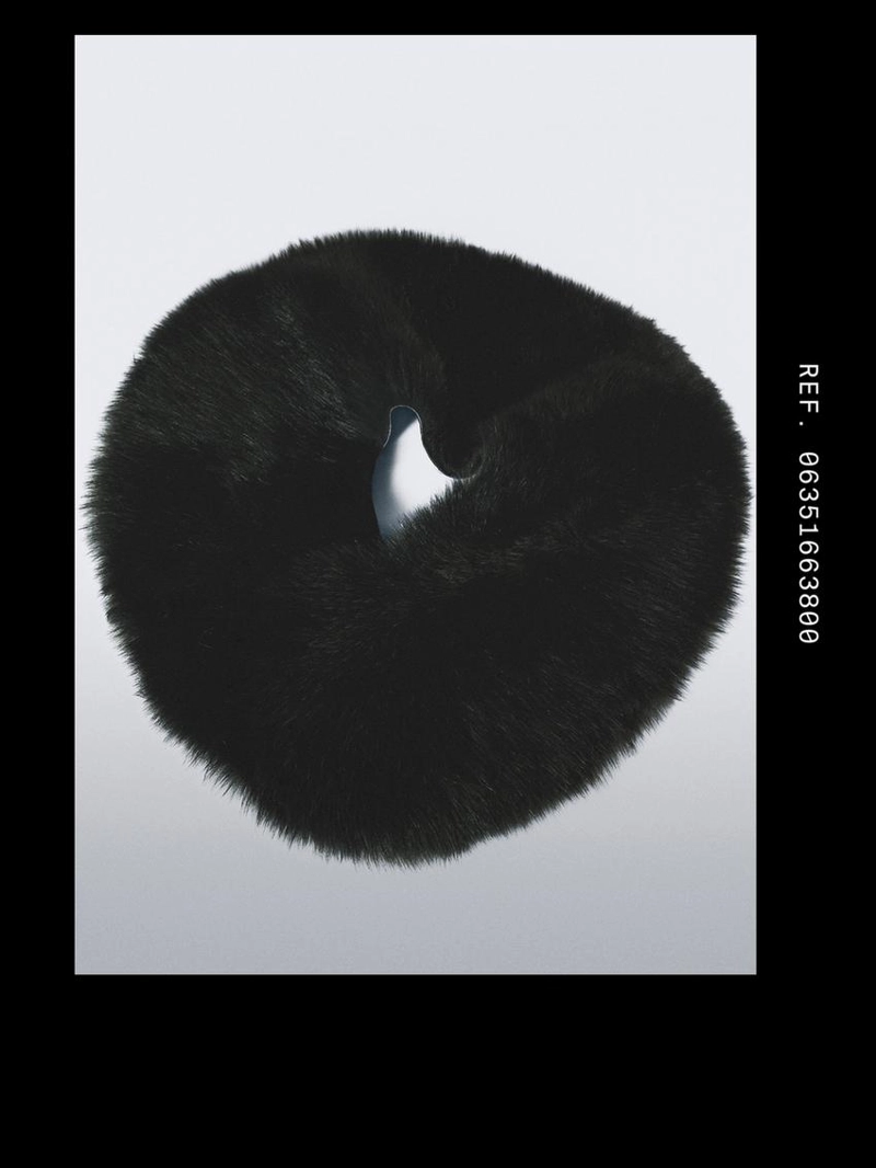 Воротник из меха ягненка