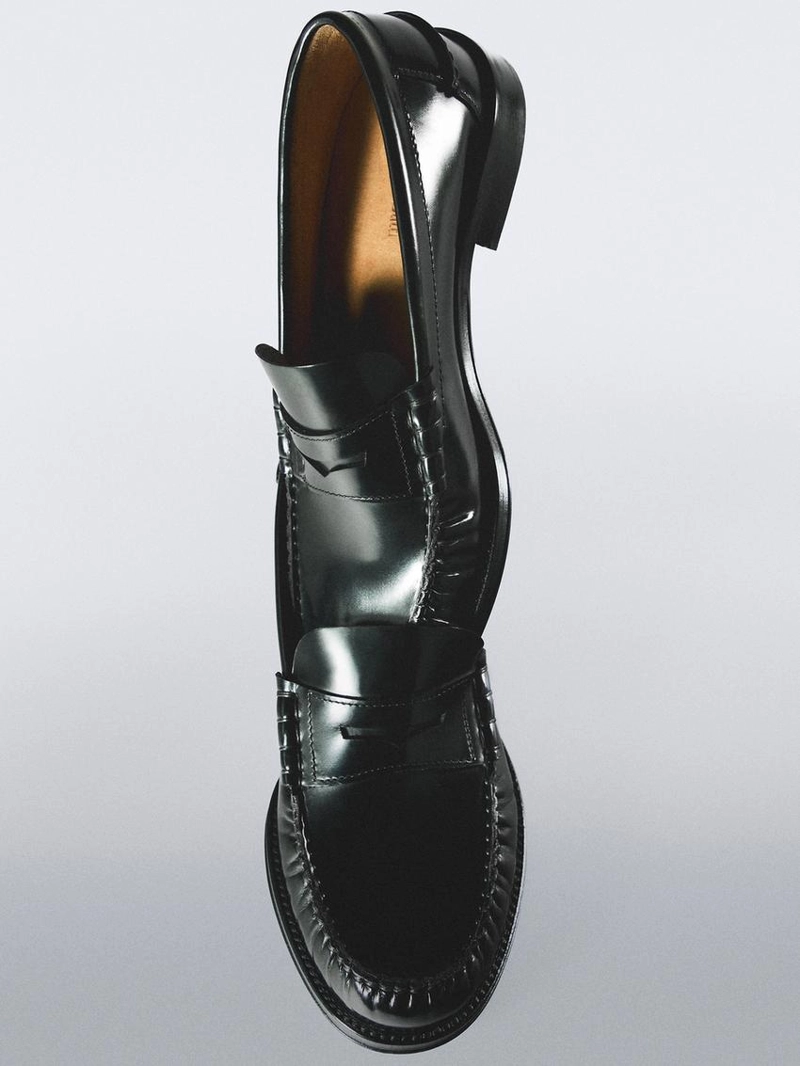 Мягкие кожаные мокасины