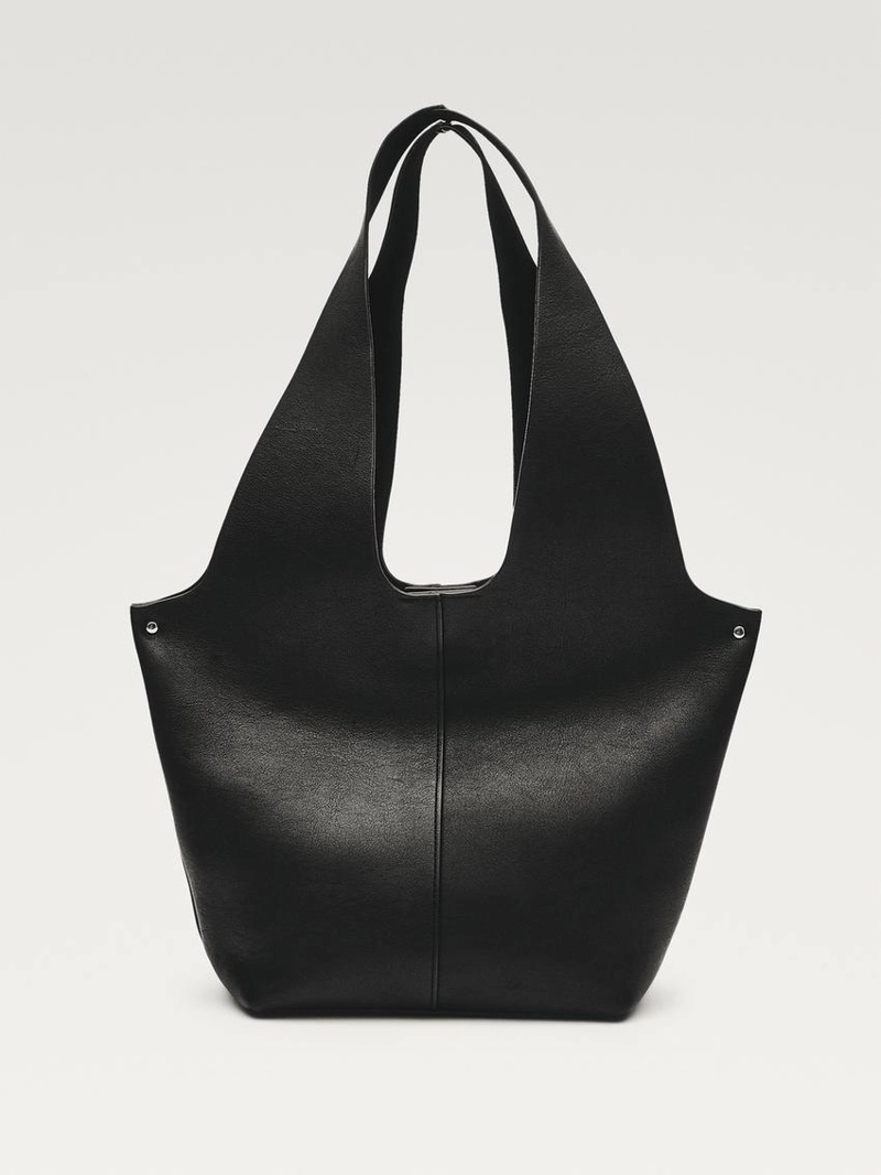 Сумка для покупок из кожи нубука