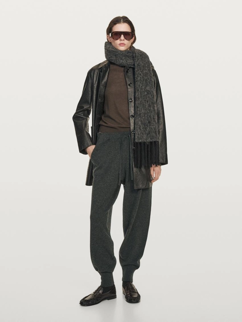 Бриджи с карманами из 100% шерсти