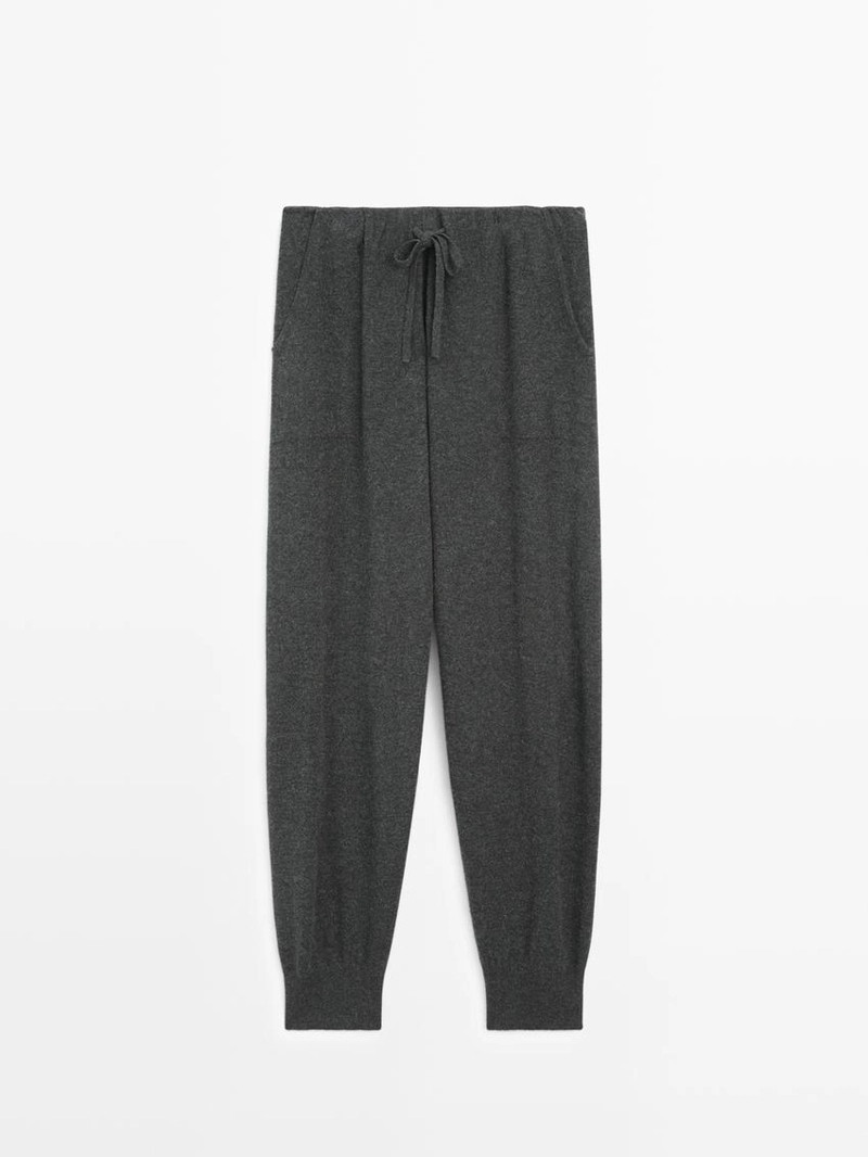 Бриджи с карманами из 100% шерсти