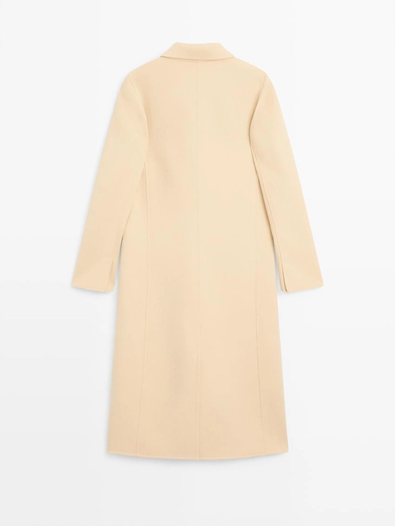 Пальто из шерстяной смеси с застежкой на запах