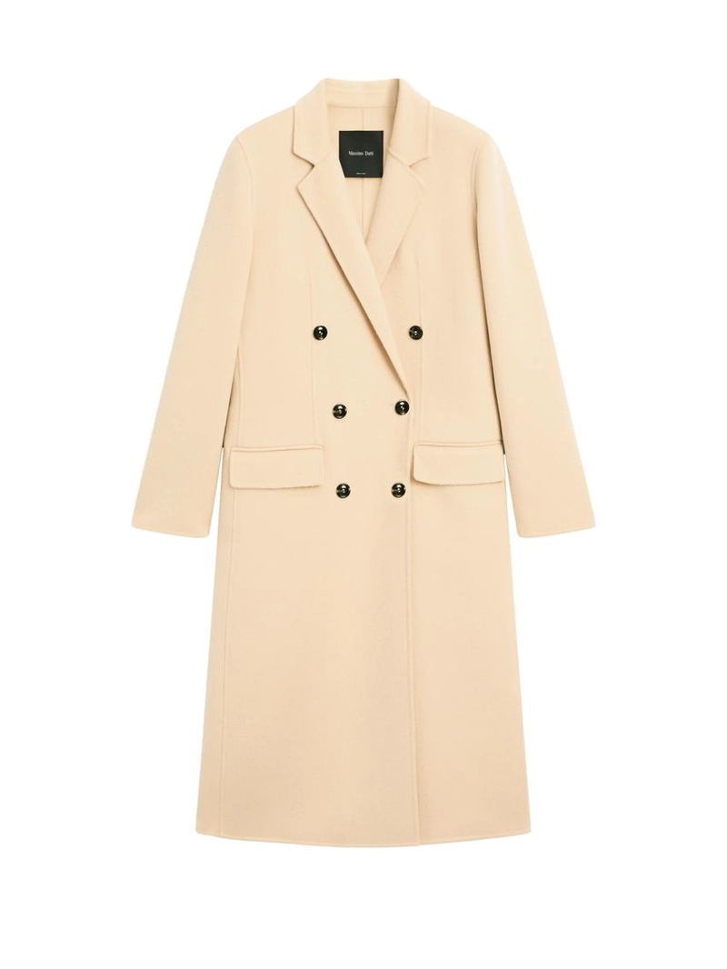 Пальто из шерстяной смеси с застежкой на запах