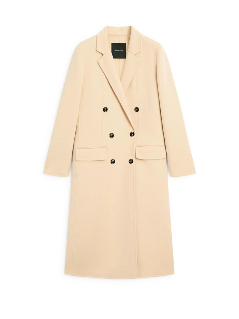 Пальто из шерстяной смеси с застежкой на запах