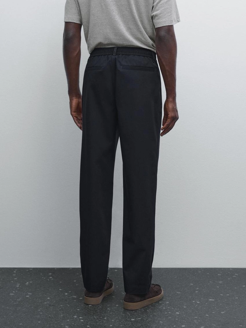 Брюки с кроем джоггер из 100% хлопка