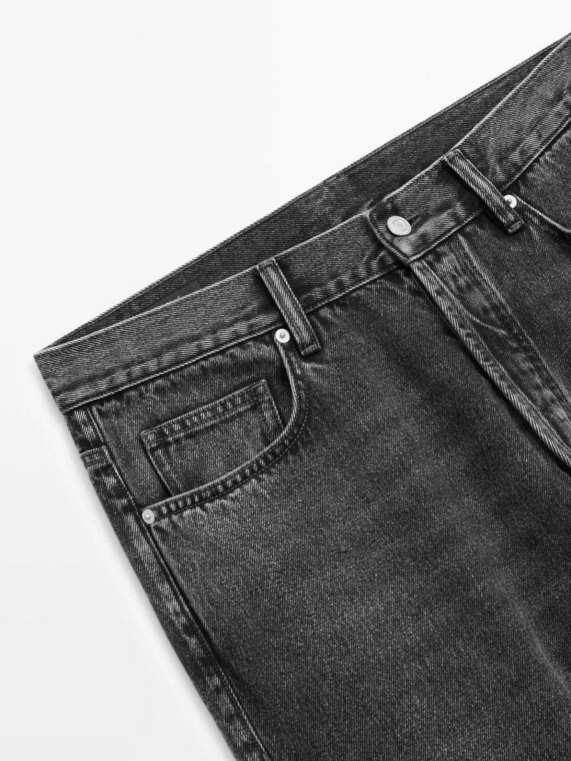 Джинсы прямого кроя