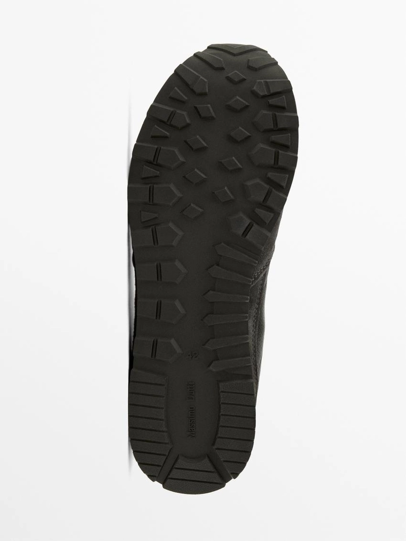 Кроссовки из мягкой кожи наппа