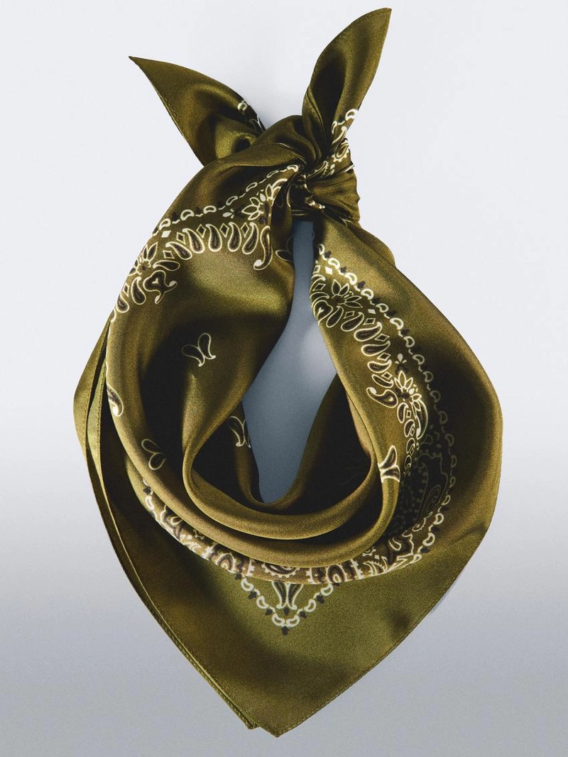 Платок с принтом пейсли