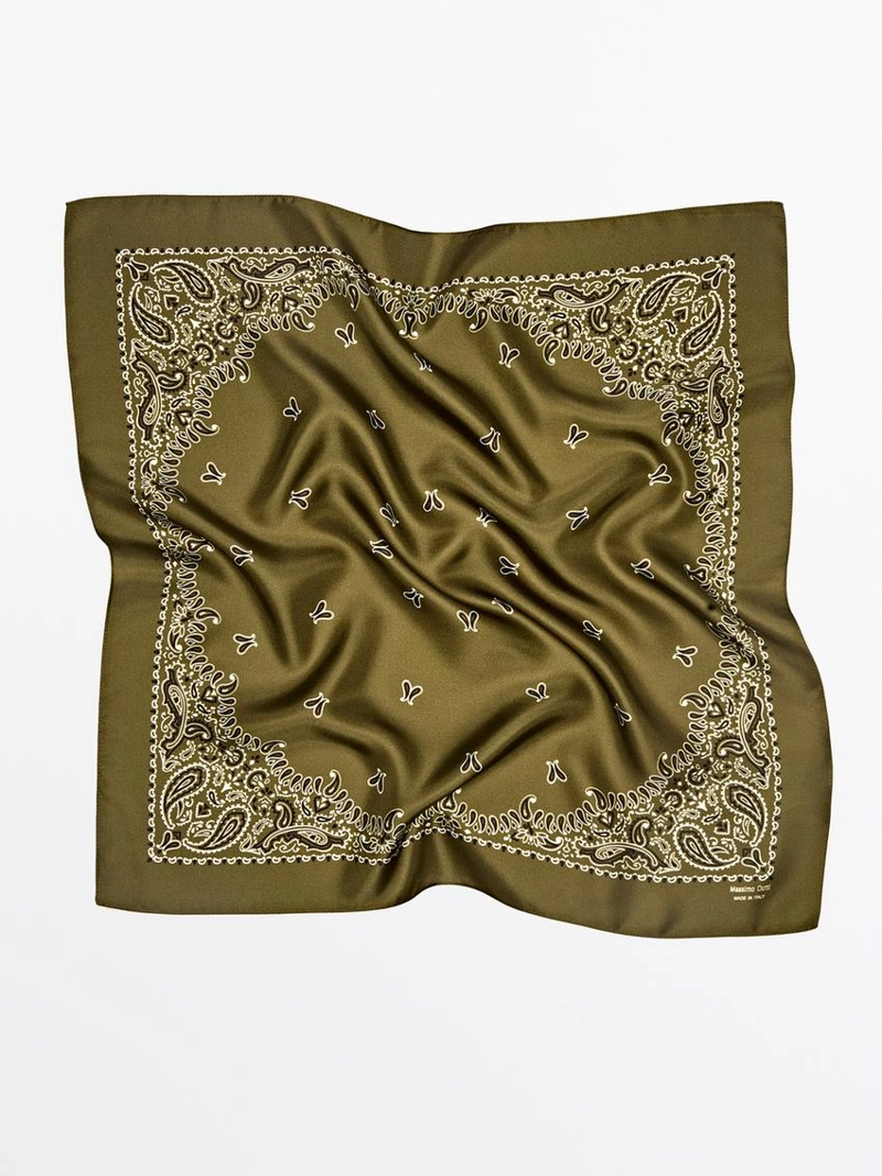 Платок с принтом пейсли