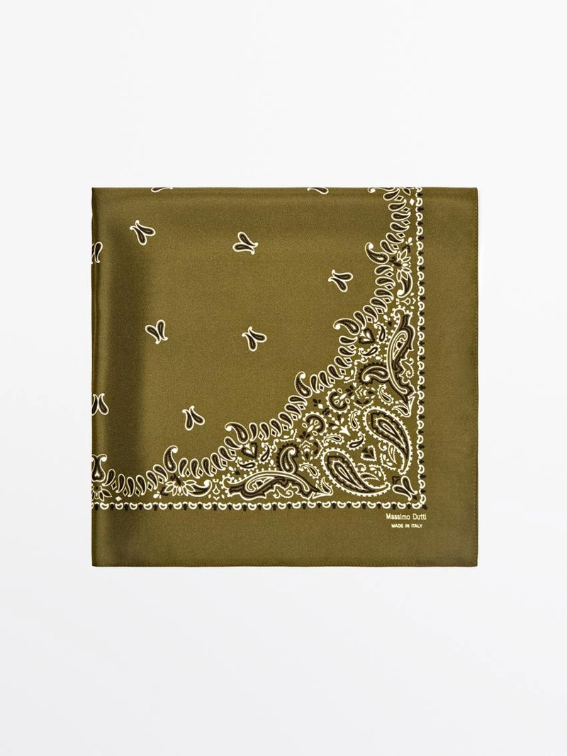 Платок с принтом пейсли