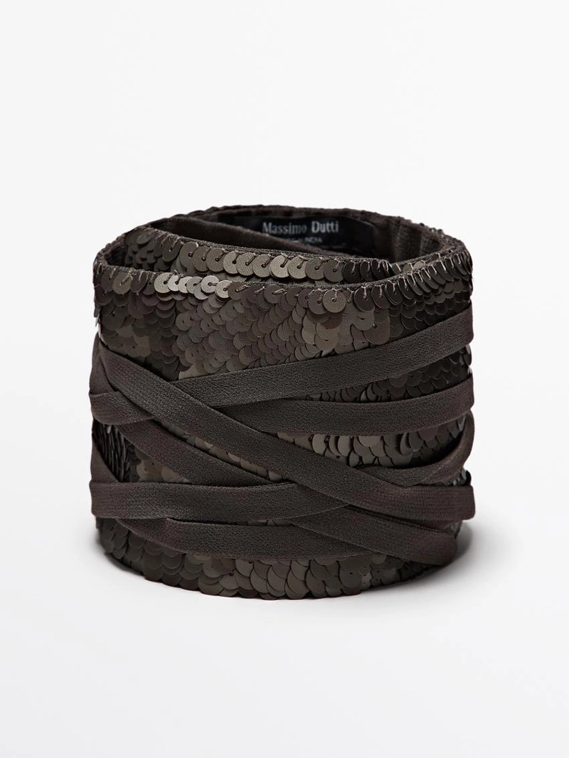 Пояс с пайетками