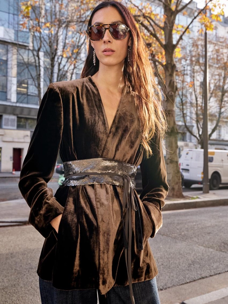 Пояс с пайетками