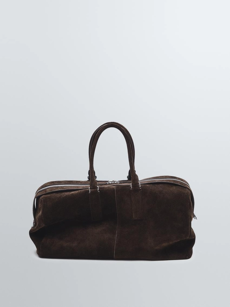 Сумка для путешествий из замши