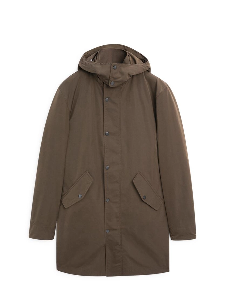 Длинная техническая парка с съемным интерьером