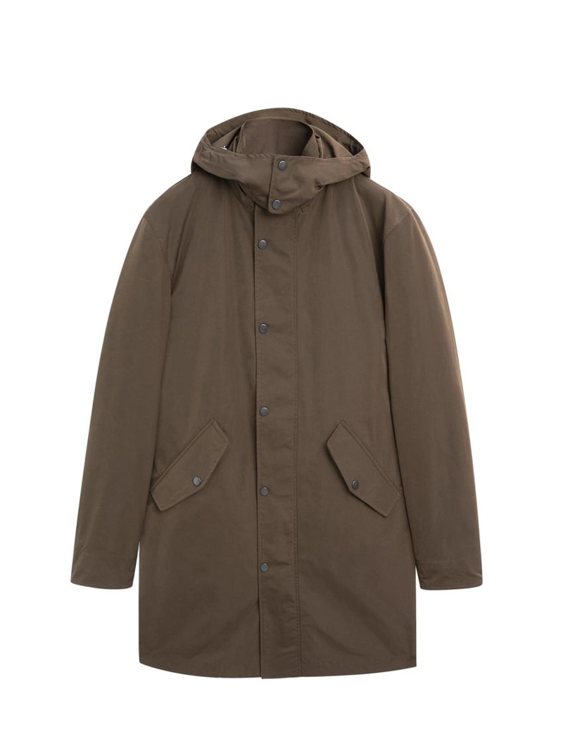 Длинная техническая парка с съемным интерьером