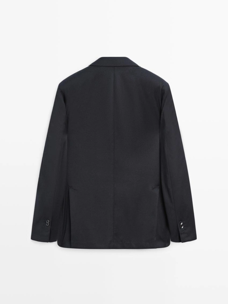 Американский костюм из шерстяной смеси фланели