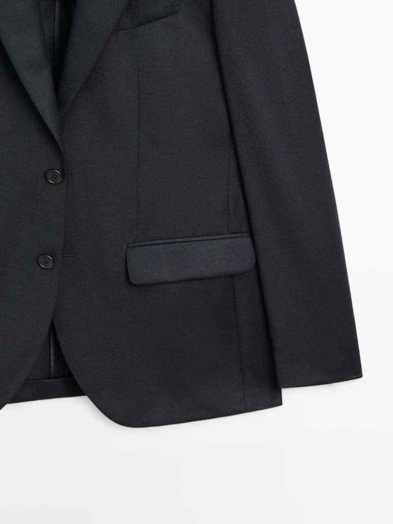 Американский костюм из шерстяной смеси фланели