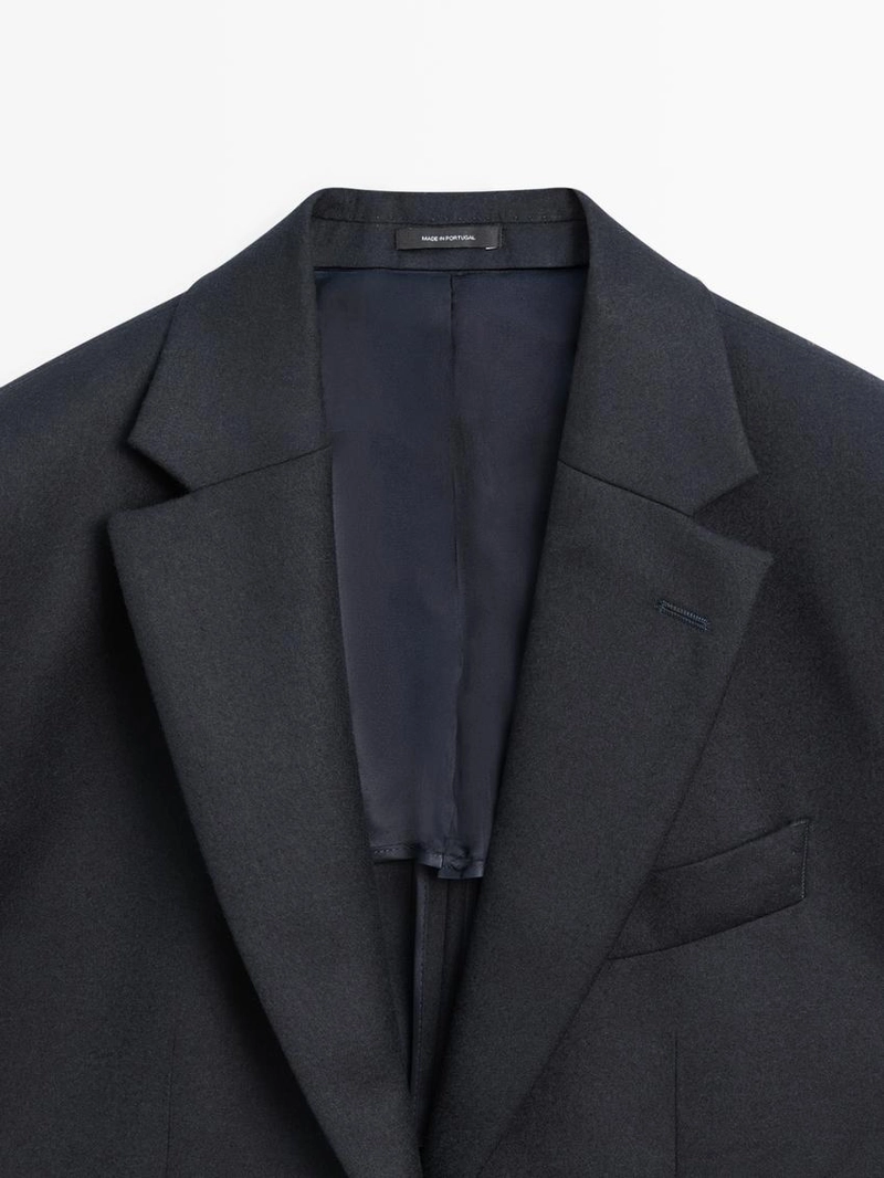 Американский костюм из шерстяной смеси фланели