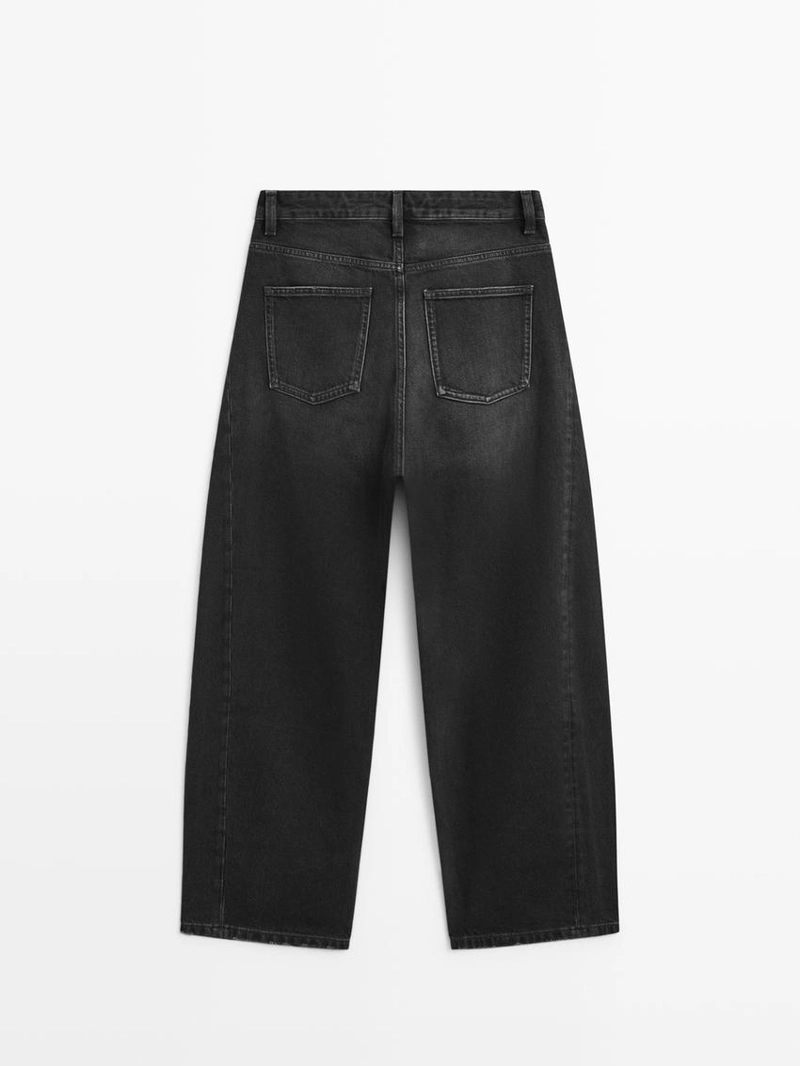 Джинсы с завышенной посадкой бренда massimo dutti