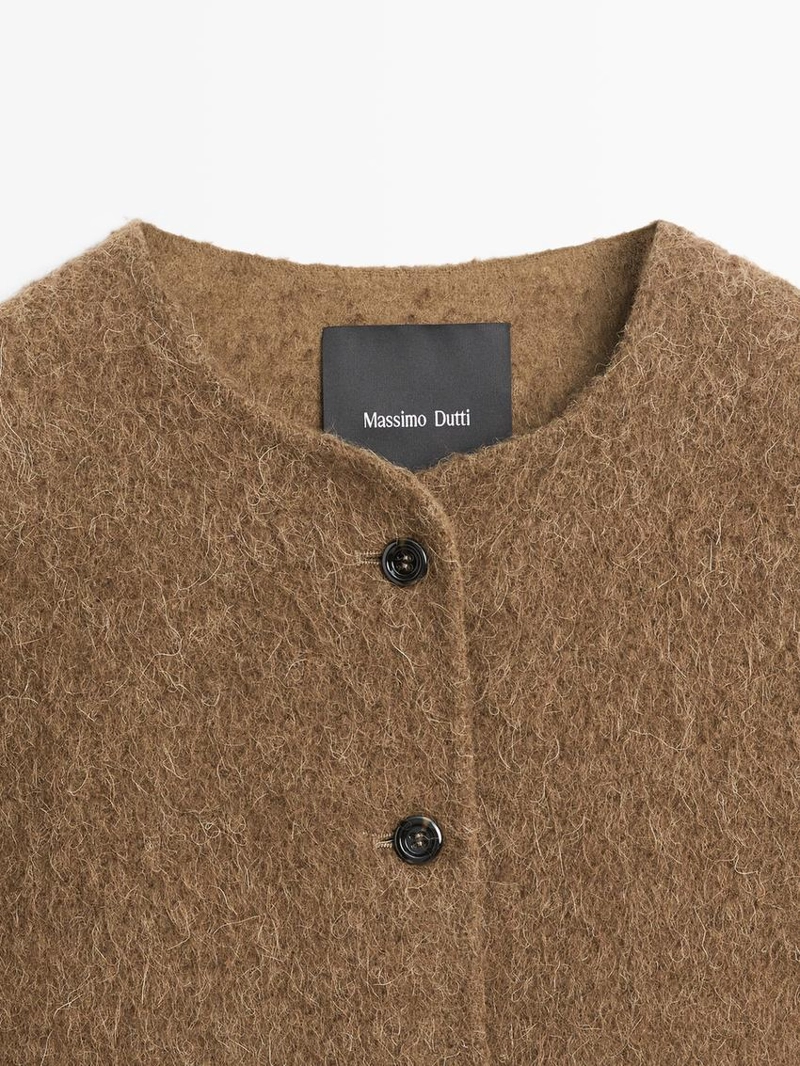 Куртка из мягкой альпакиевой шерсти