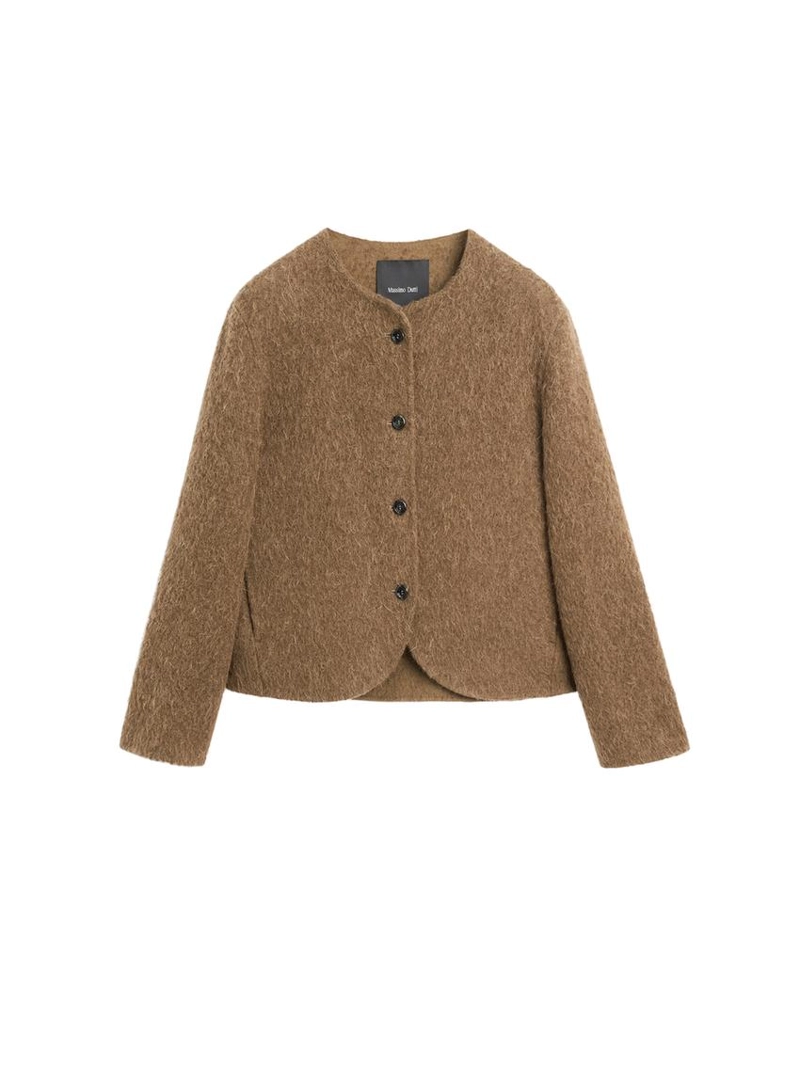 Куртка из мягкой альпакиевой шерсти