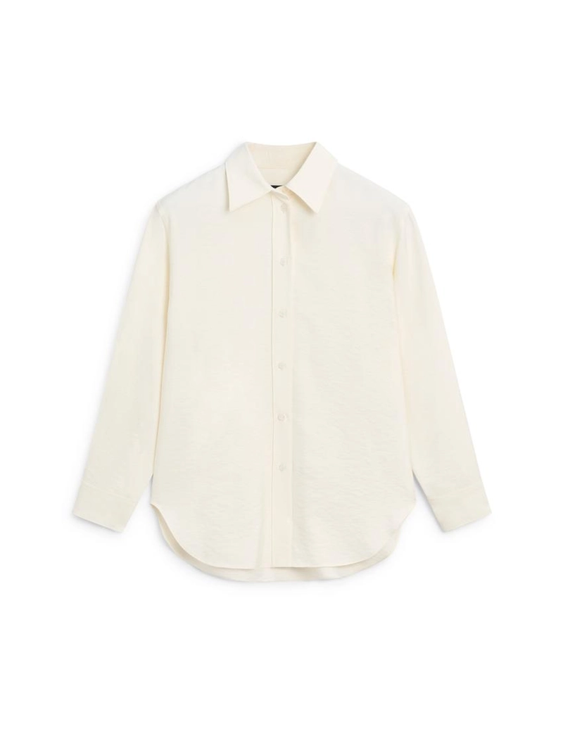 Рубашка с увеличенным размером и длинными рукавами