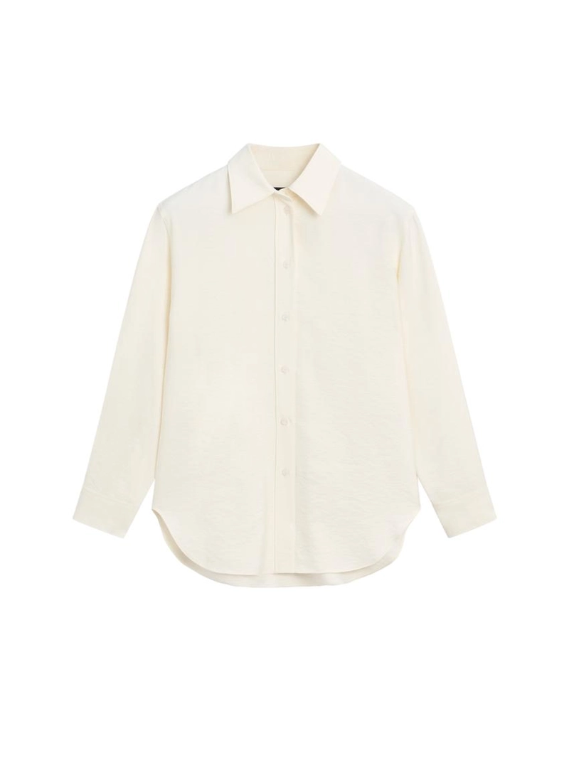 Рубашка с увеличенным размером и длинными рукавами