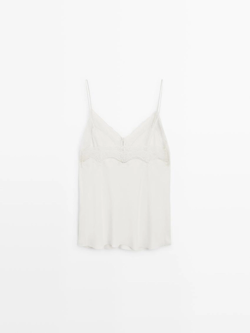 Топ-камисоль с пуговицами