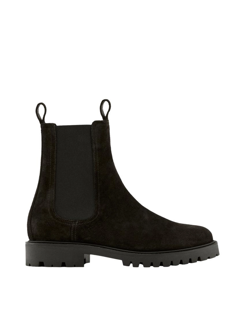 Сапоги chelsea из разделанной кожи до колена