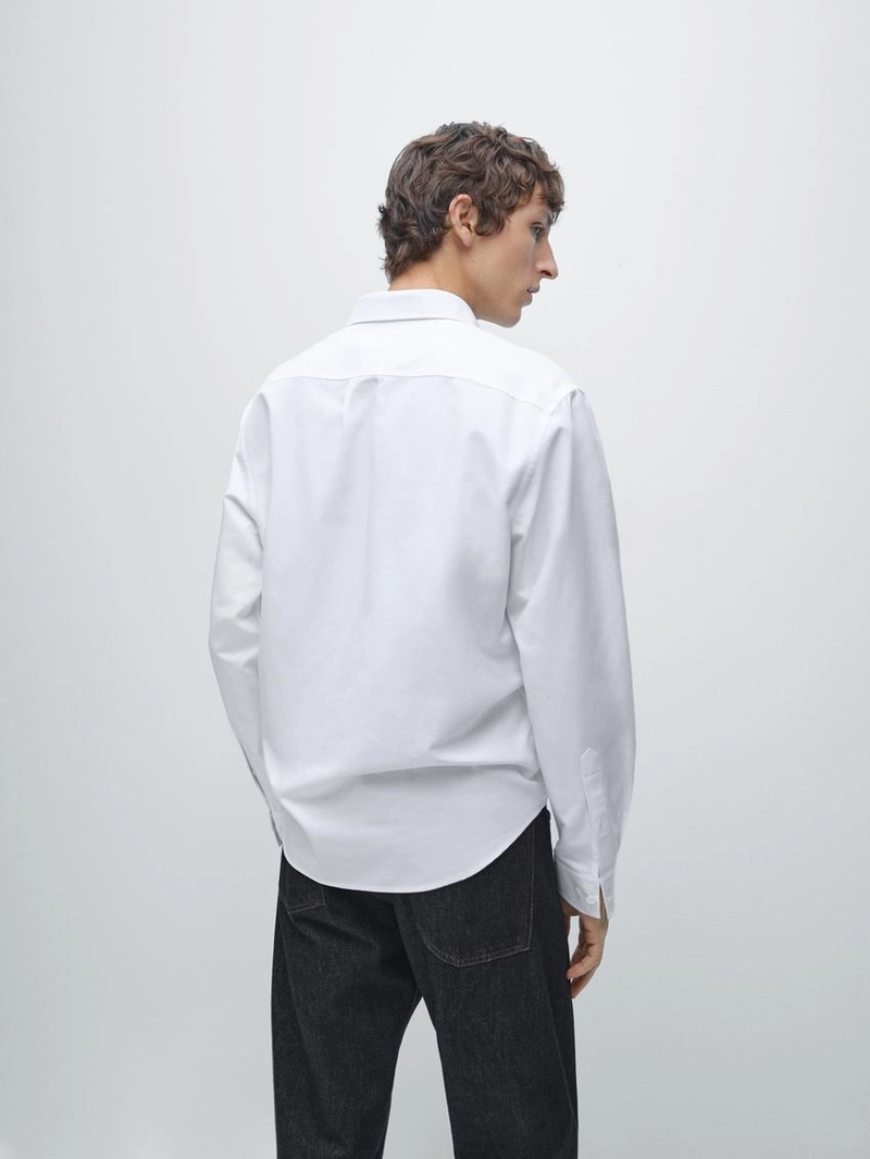 Рубашка из 100% хлопка оксфорд