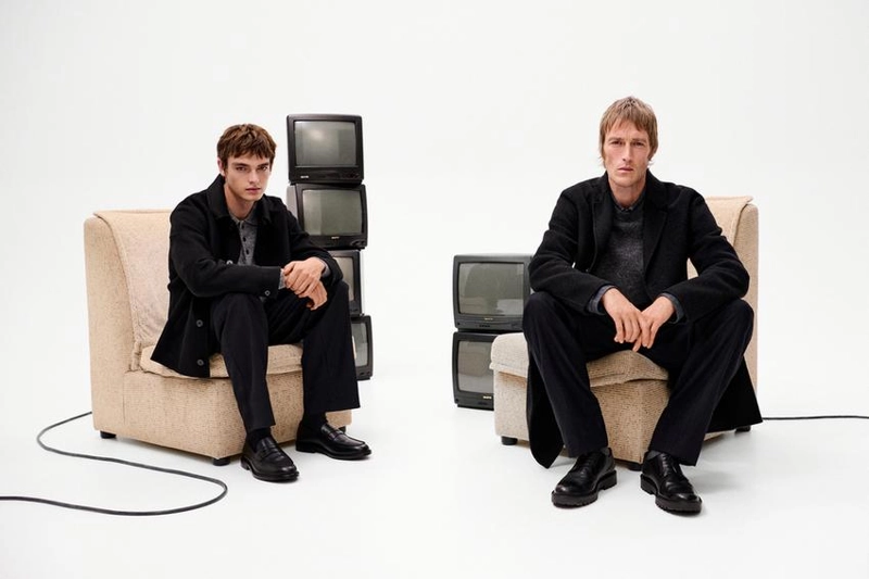 Короткая рубашка из шерстяной смеси