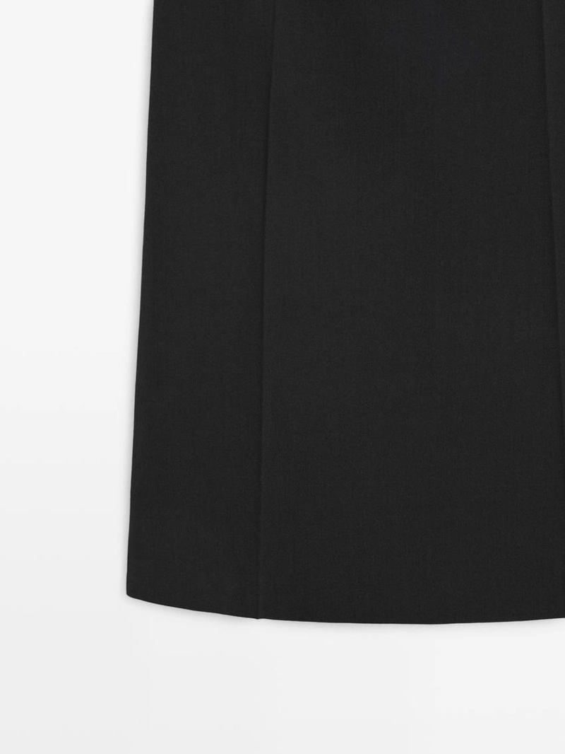 Мини-платье из шерстяной смеси