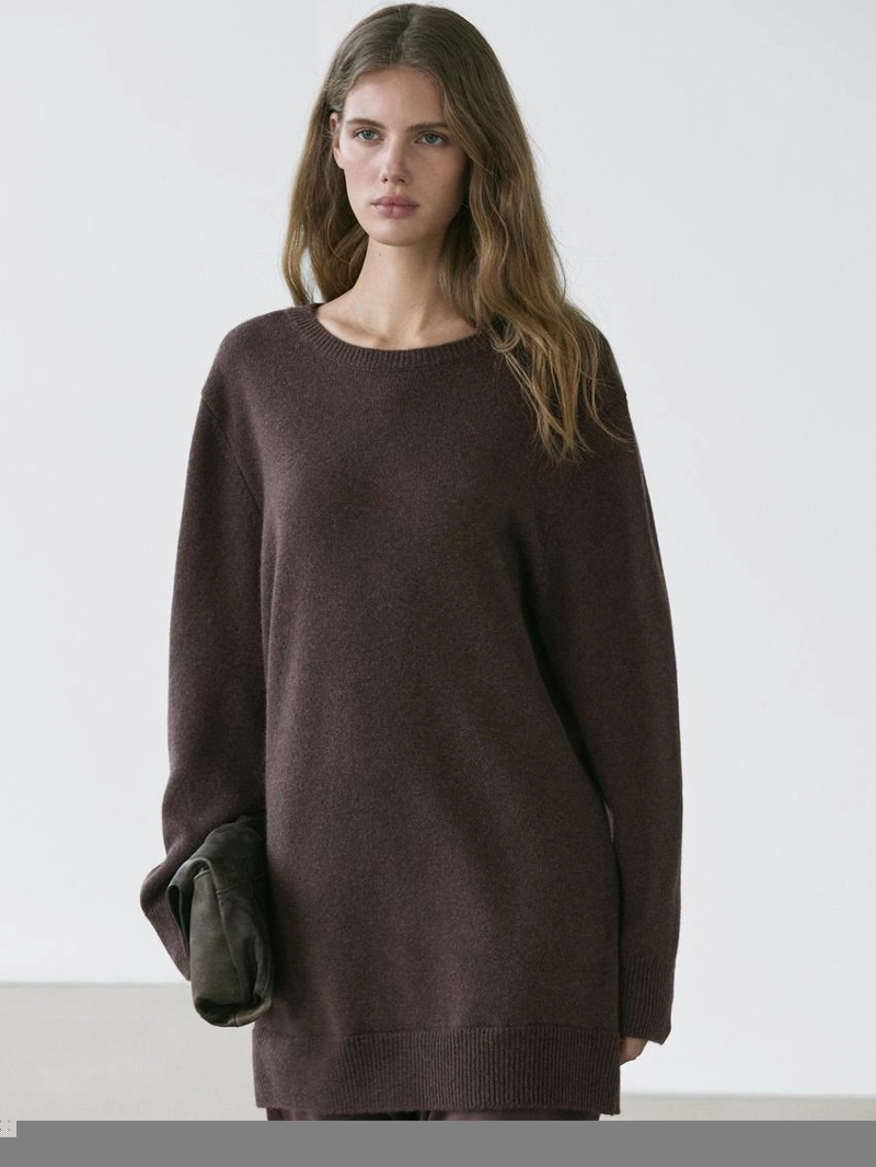 Платье из 100% кашемира