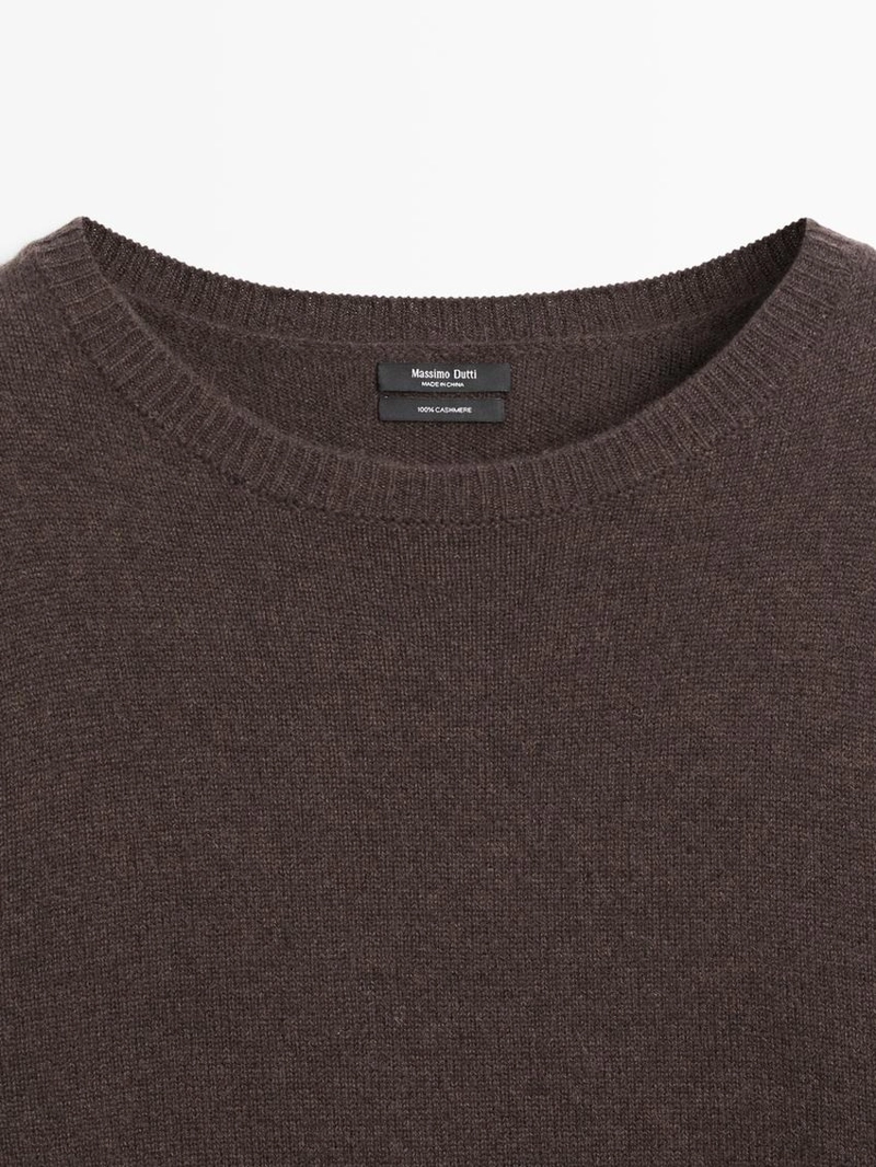 Платье из 100% кашемира