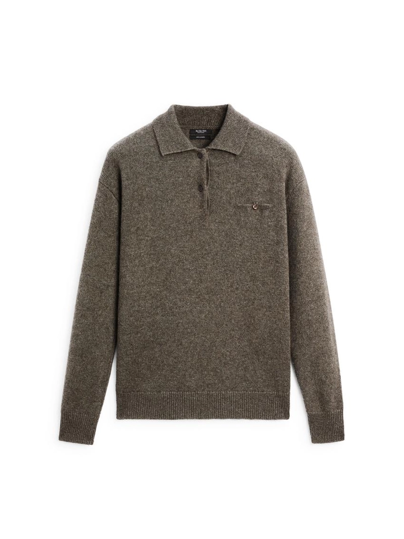 Джемпер с карманом деталь 100% кашемир