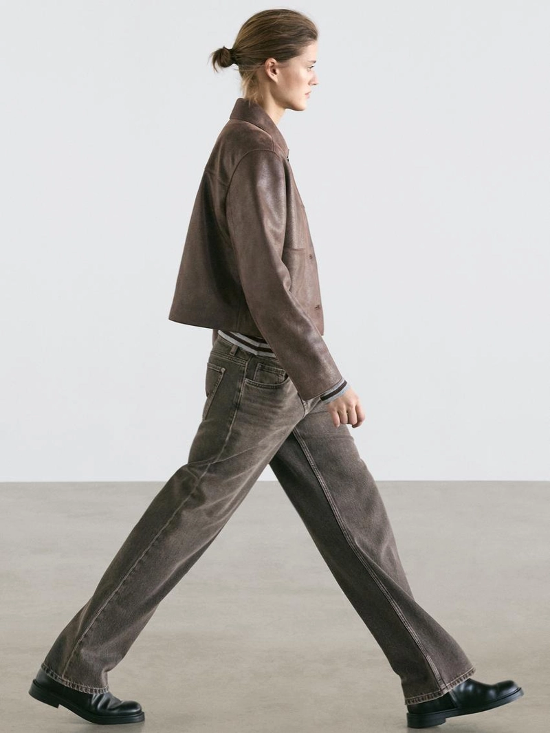 Замшевая кожаная куртка