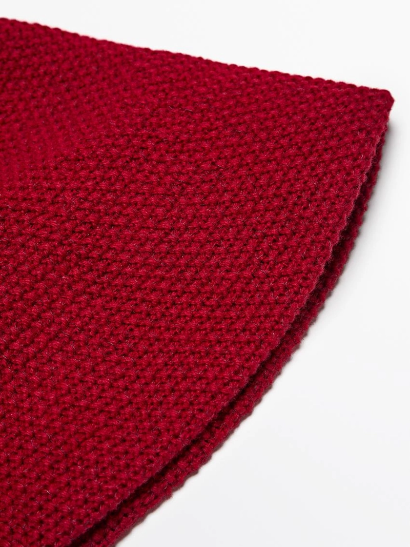 Шапка из вязаного шерстяного микса