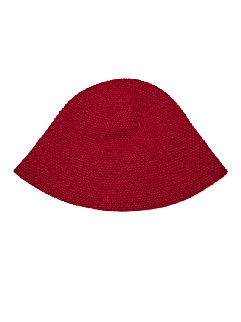 Шапка из вязаного шерстяного микса