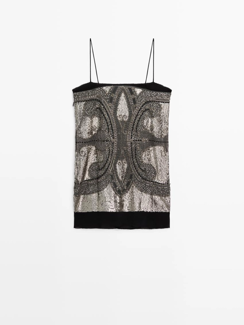 Платье-бюстье с вышивкой - studio