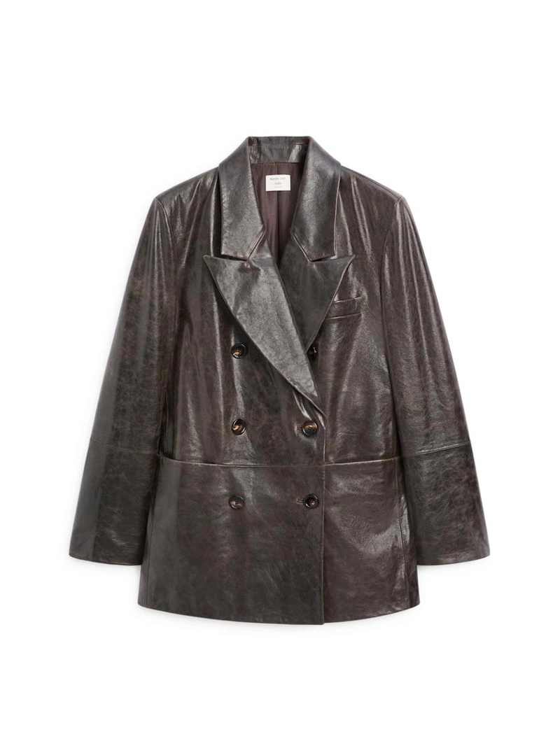 Жакет из овечьей кожи с покрытием нубук - studio