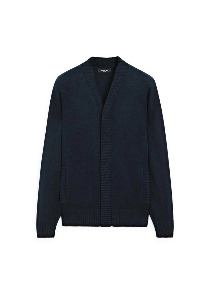 Кардиган с V-образным вырезом из шерстяной смеси